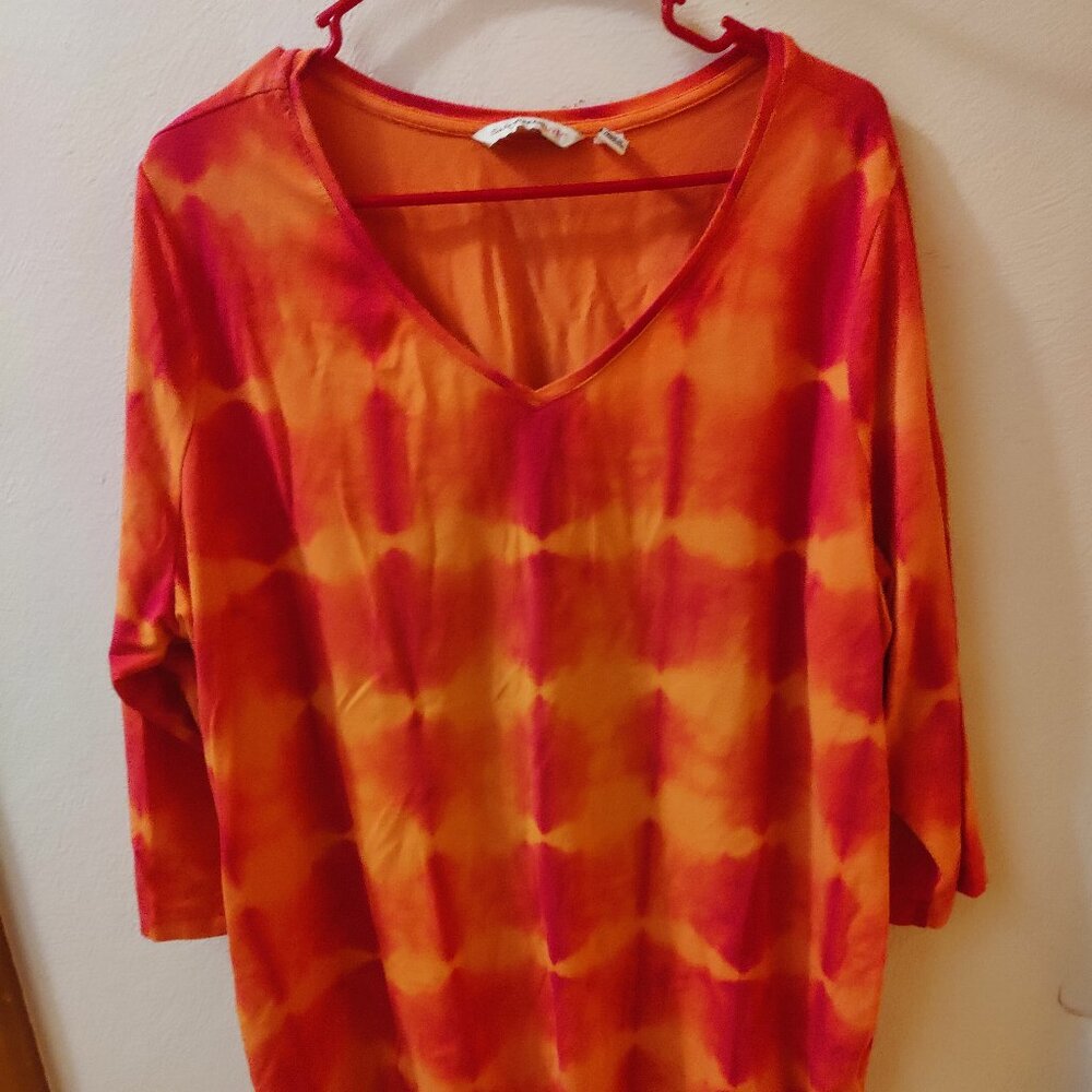 Issac Mizrahi knit top 2x